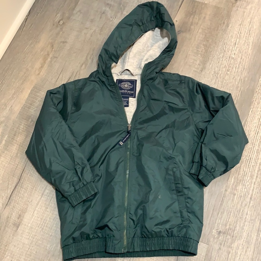 Charles River Apparel Youth Sports Hooded Lined Jacket size M ( 10-12 )